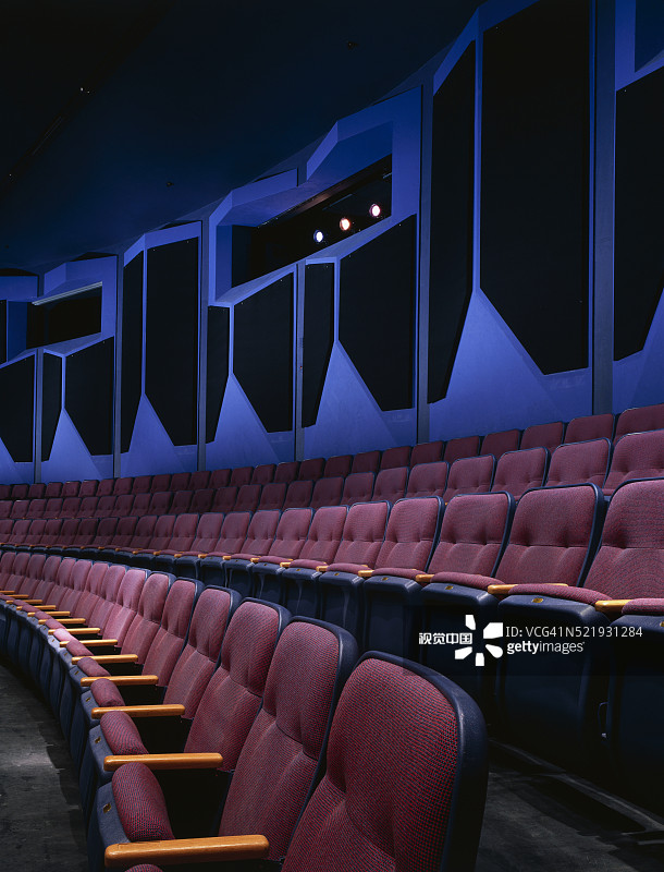 Sugden社区剧院后方展位聚光灯图片素材