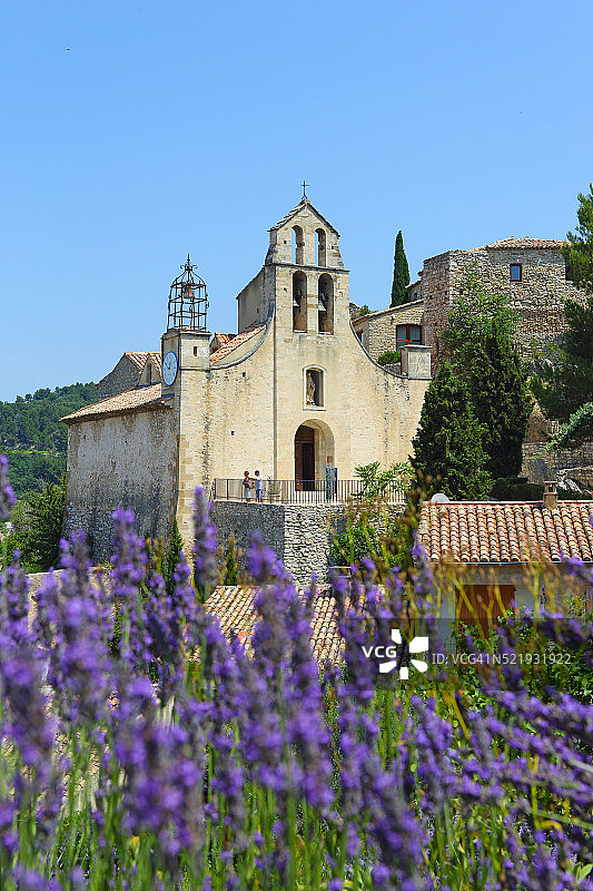 吉恭达斯圣凯瑟琳，普罗旺斯图片素材