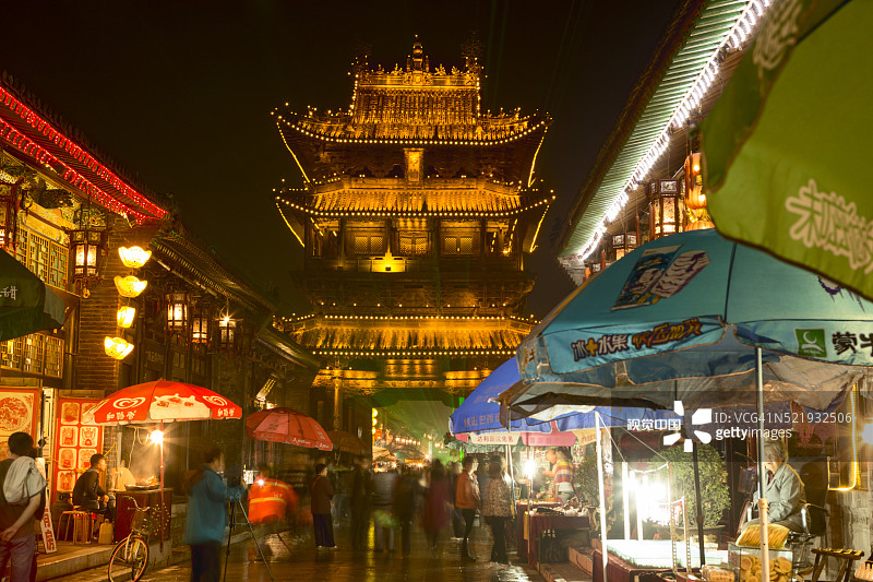 平遥古城图片素材