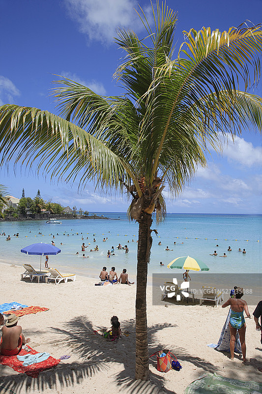 毛里求斯佩雷贝勒海滩风光图片素材