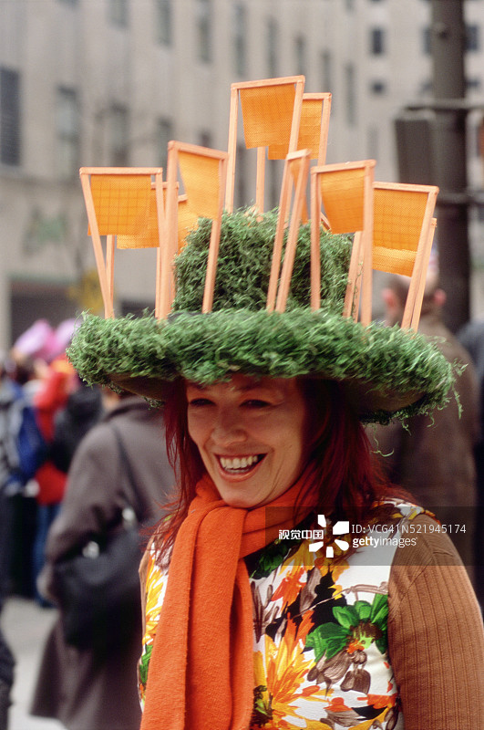 复活节游行帽子图片素材