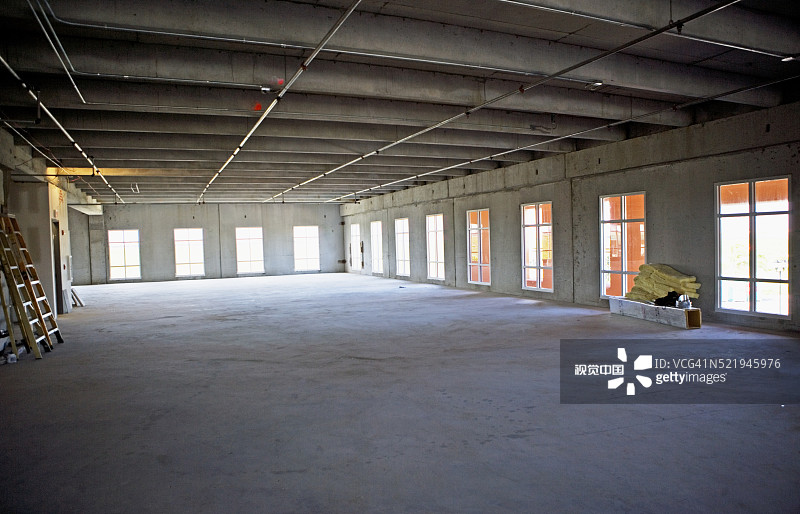 空旷的建筑地板图片素材