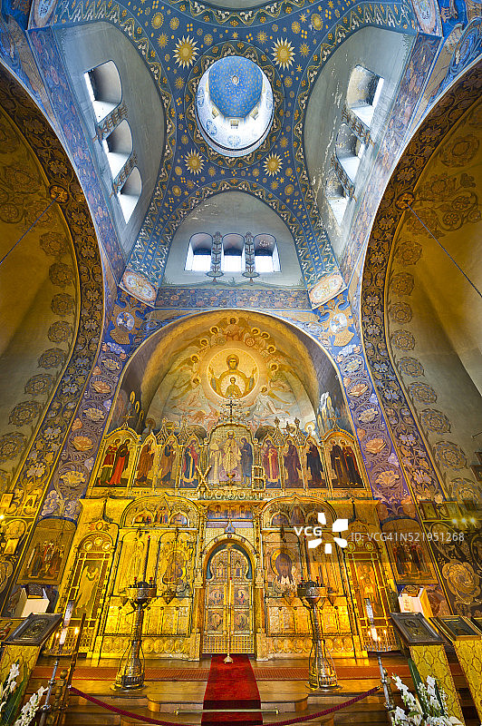 尼斯圣尼古拉斯和圣亚历山德拉大教堂图片素材