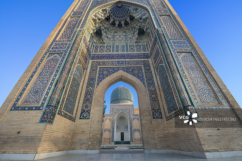 撒马尔罕的古里·阿米尔陵墓图片素材