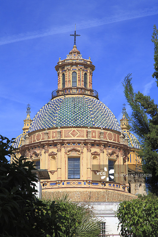 塞维利亚圣路易斯法国教堂图片素材