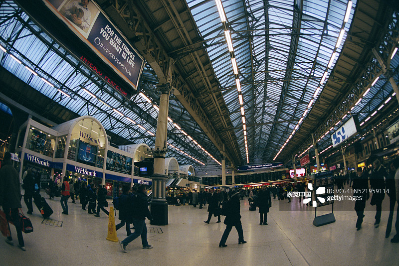 维多利亚车站内景图片素材