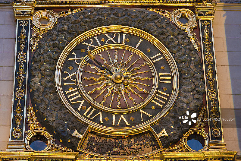 鲁昂大钟图片素材