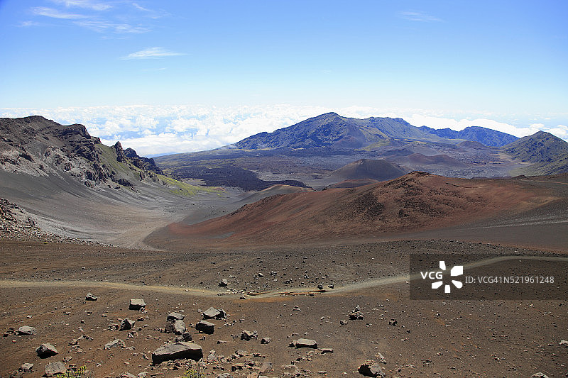 夏威夷毛伊岛哈莱阿卡拉火山国家公园图片素材