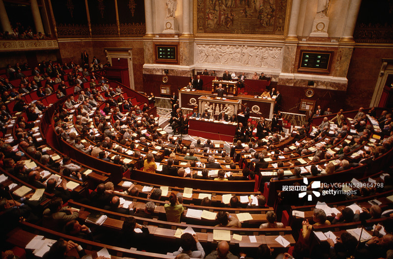 法国国民议会内部图片素材