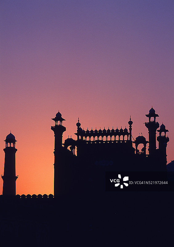 拉合尔巴德夏希清真寺图片素材