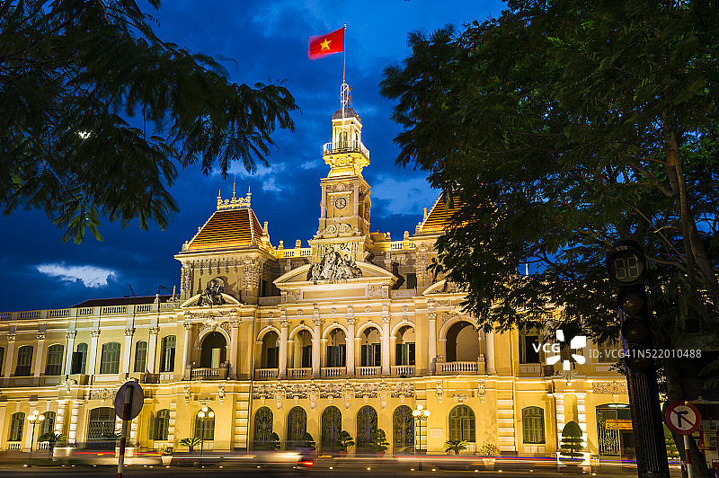 胡志明市市政厅图片素材