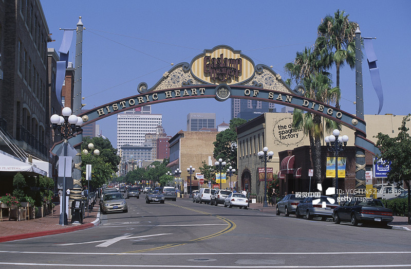 煤气灯区图片素材