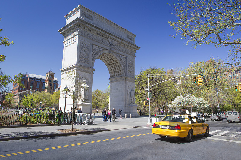 华盛顿广场公园图片素材