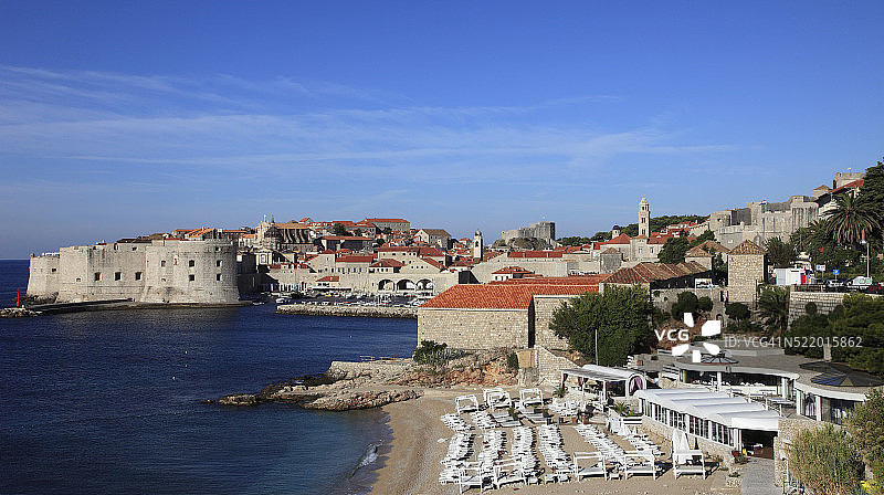 杜布罗夫尼克海滩图片素材