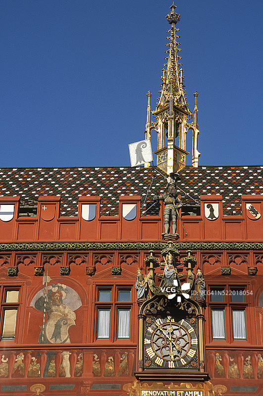 瑞士巴塞尔市政厅图片素材