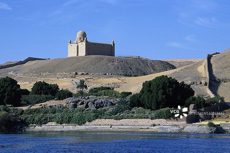 埃及阿斯旺阿迦汗陵墓图片素材