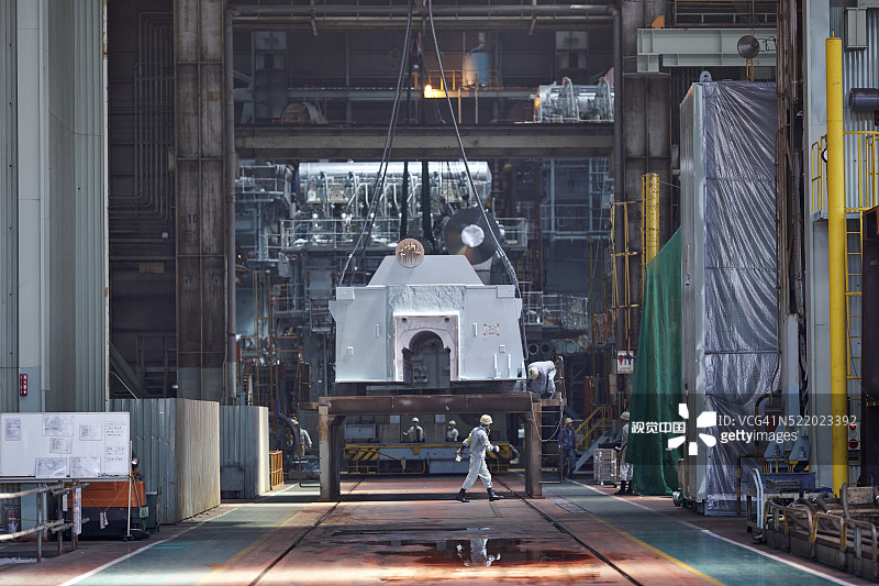 日本的发动机工厂图片素材