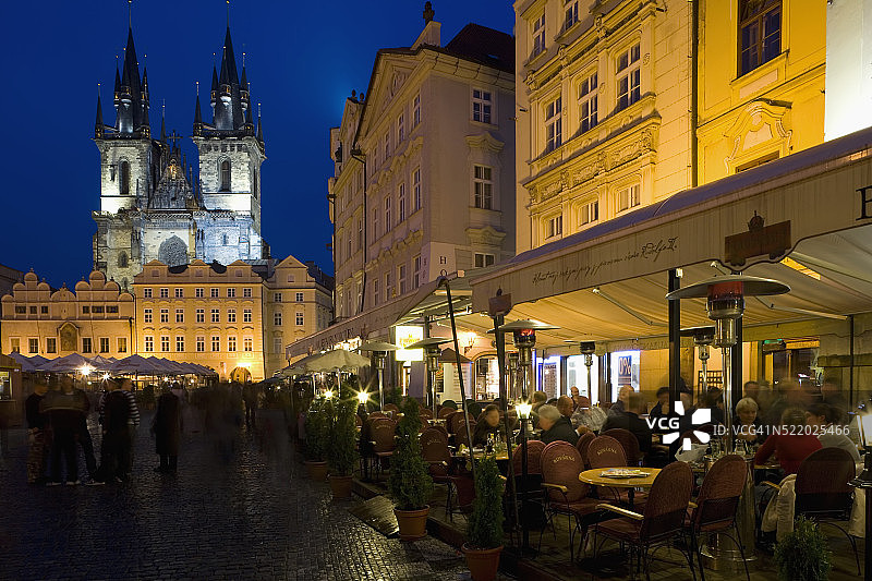 老城广场餐厅图片素材
