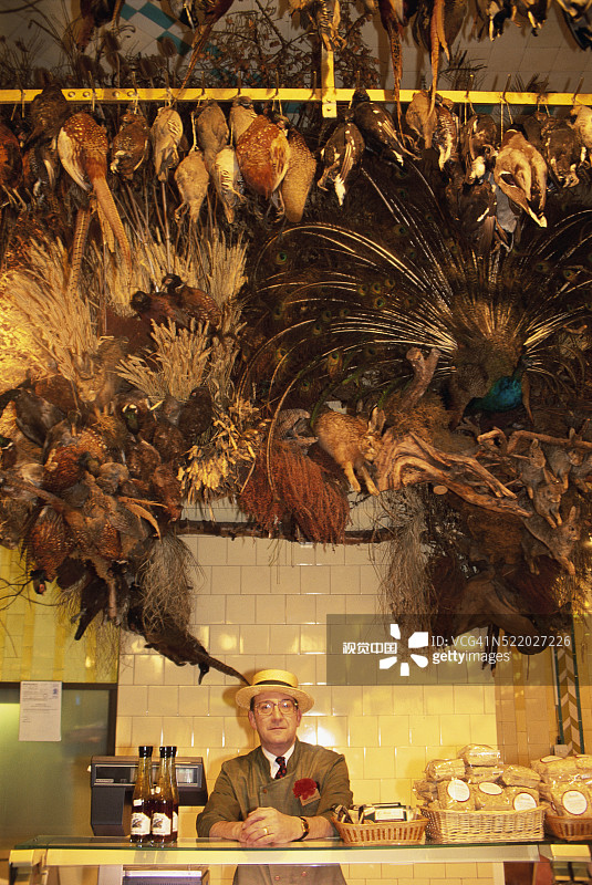 哈罗德百货的食品柜台图片素材