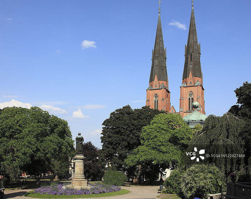 瑞典乌普萨拉主教座堂图片素材