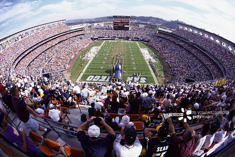 足球场内的球迷图片素材