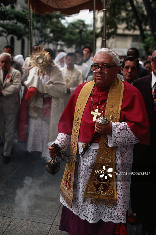 加拉加斯的宗教节日图片素材