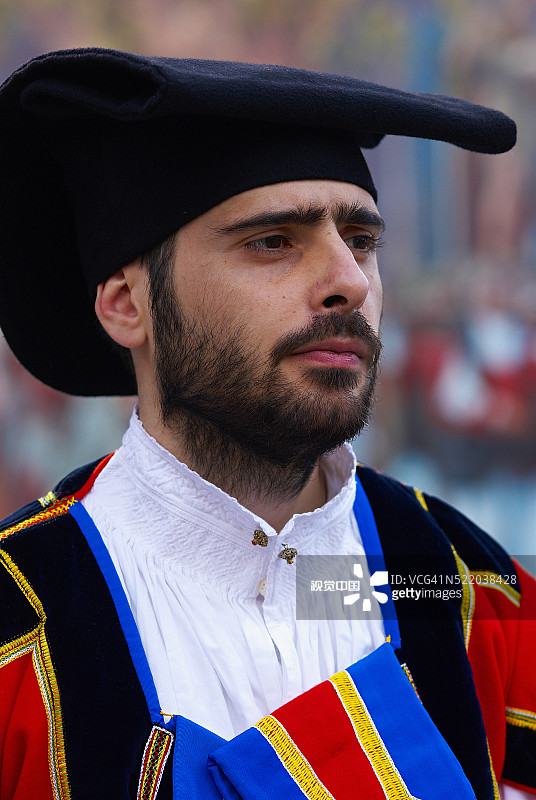 撒丁岛福尼村的殉道圣母游行图片素材