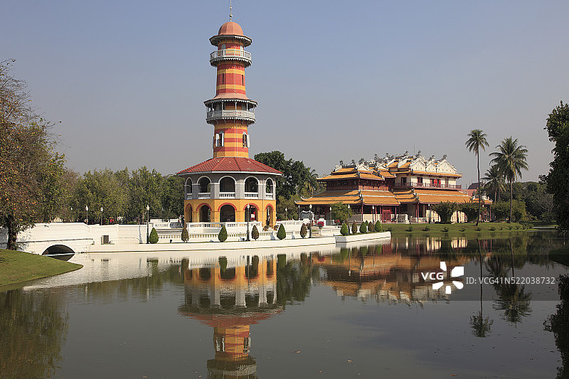 泰国邦芭茵夏宫，阿瑜陀耶府图片素材