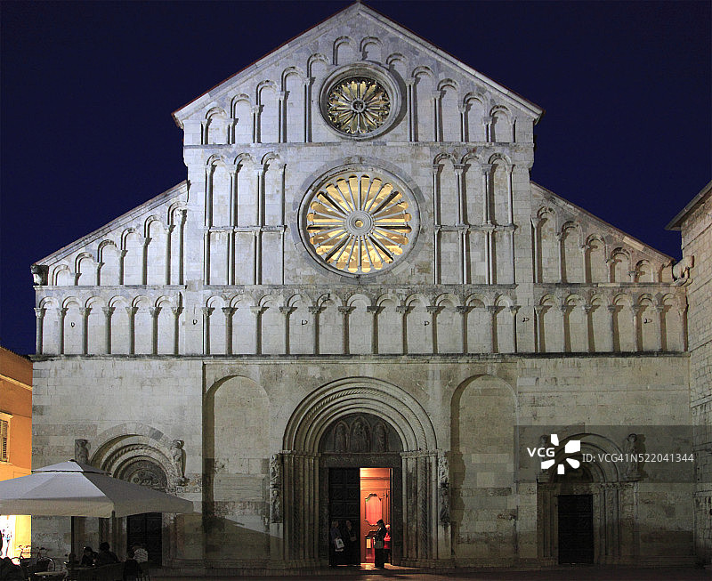 扎达尔圣阿纳斯塔西娅大教堂图片素材