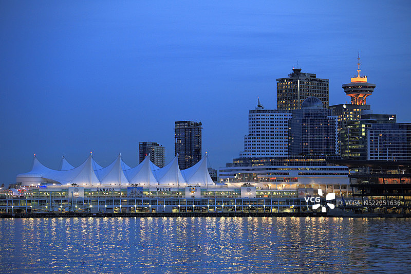 加拿大温哥华天际线图片素材