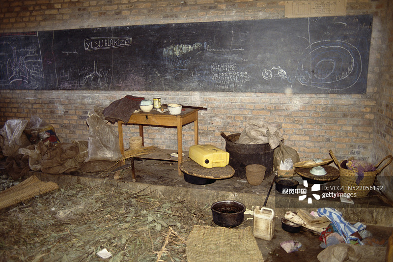 废弃的学校图片素材