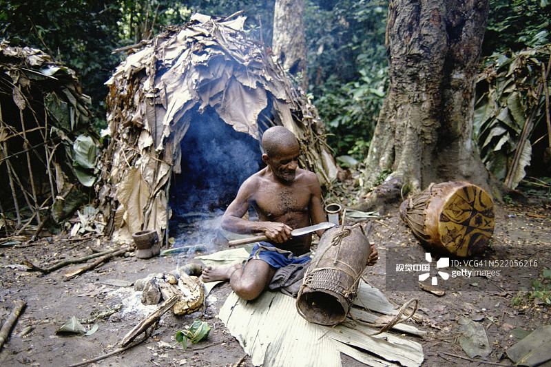 扎伊尔的姆布蒂俾格米人图片素材