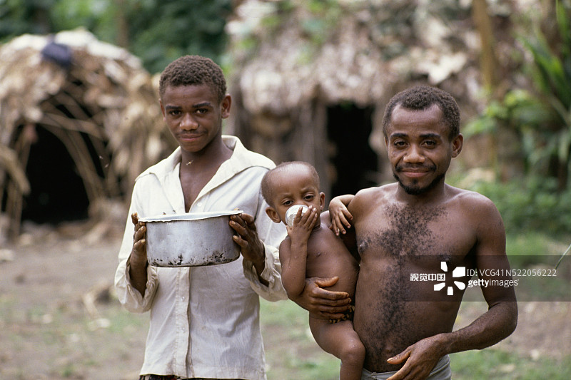 扎伊尔的姆布蒂俾格米人图片素材