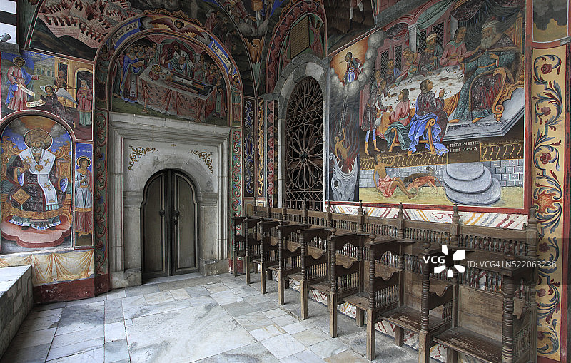 保加利亚里拉修道院图片素材