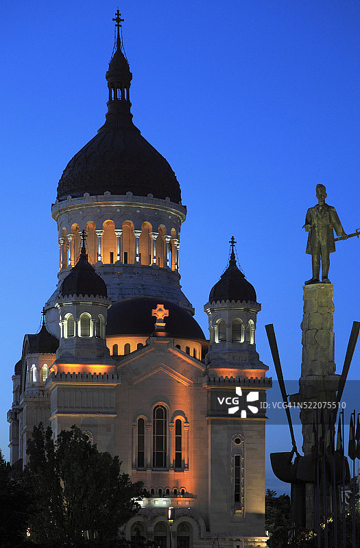 罗马尼亚，克卢日-纳波卡，东正教大教堂图片素材