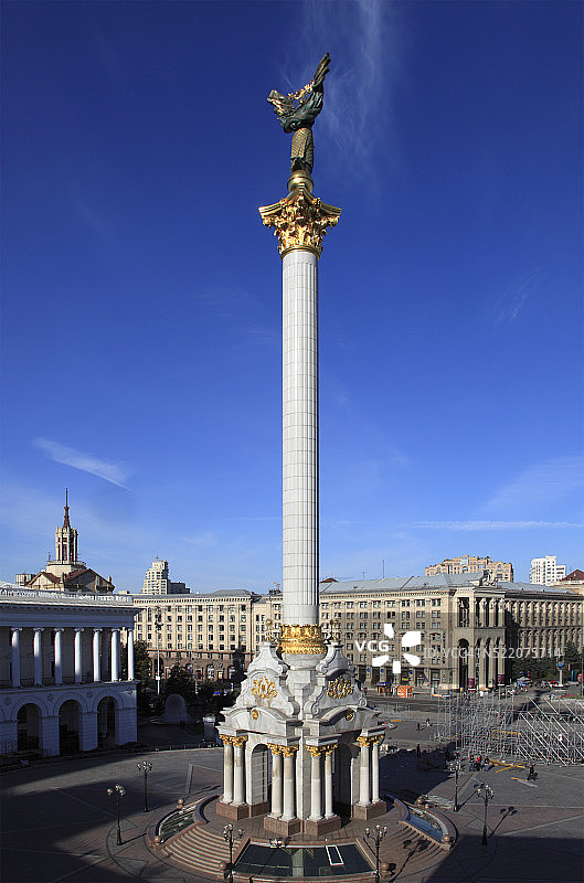 乌克兰基辅独立纪念碑图片素材