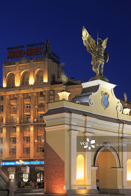 乌克兰基辅独立广场图片素材