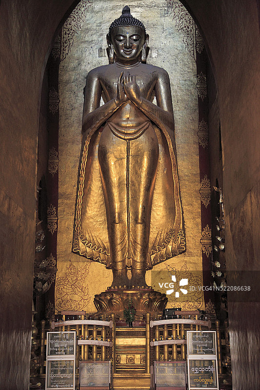 缅甸蒲甘阿南达寺图片素材