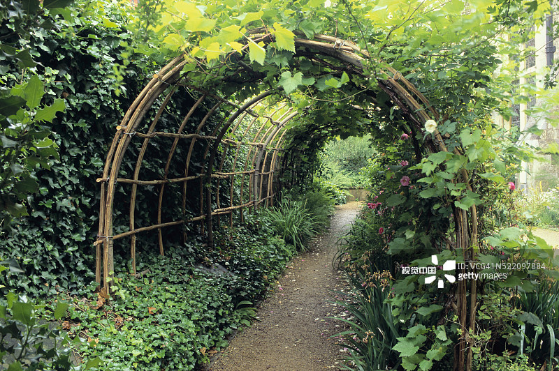 温彻斯特的埃莉诺王后花园图片素材