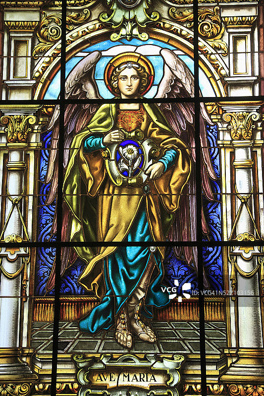 西班牙瓦伦西亚：圣母玛利亚无助者圣殿图片素材