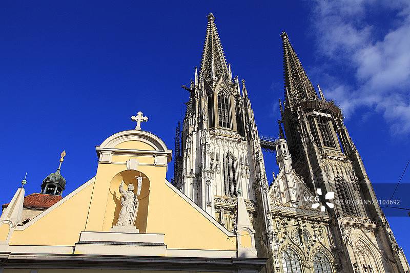 雷根斯堡大教堂：圣彼得大教堂图片素材