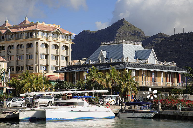 毛里求斯路易港考丹海滨蓝色便士博物馆图片素材