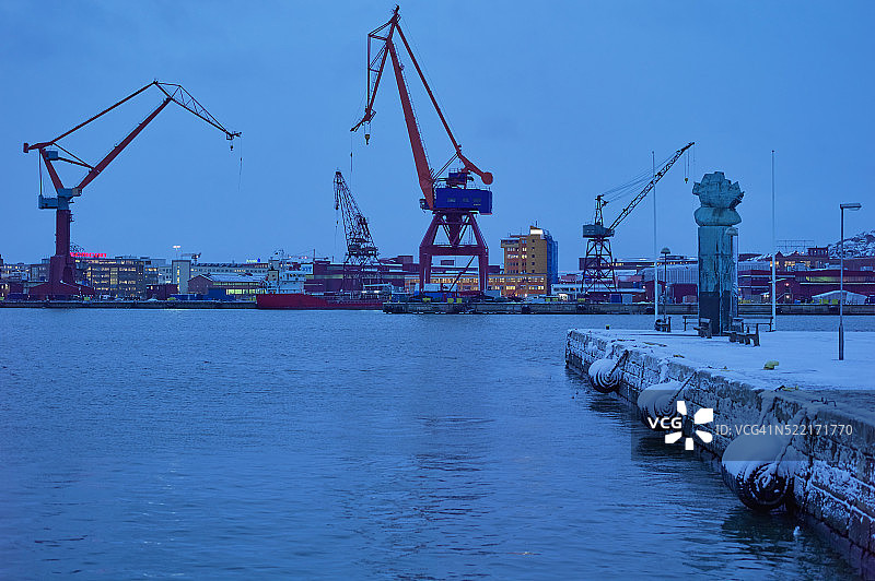 瑞典哥德堡港图片素材