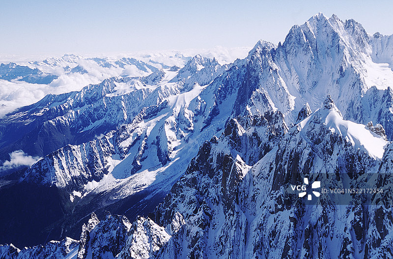 法国阿尔卑斯山脉图片素材