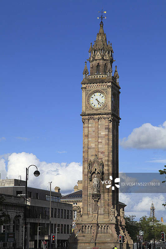 贝尔法斯特阿尔伯特纪念钟楼图片素材