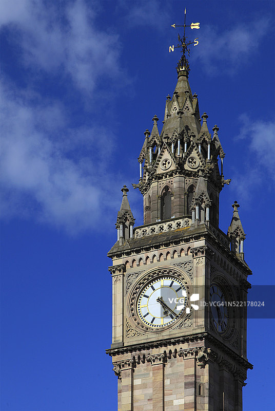 贝尔法斯特阿尔伯特纪念钟楼图片素材