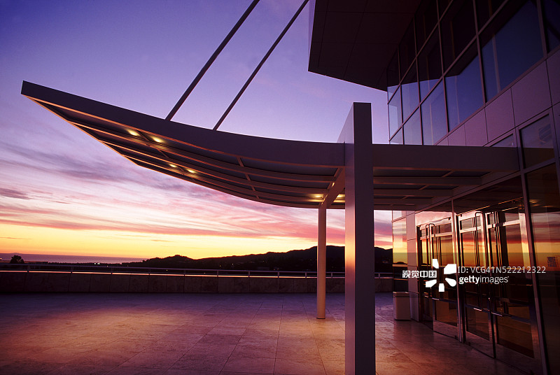 盖蒂中心，加利福尼亚州洛杉矶图片素材