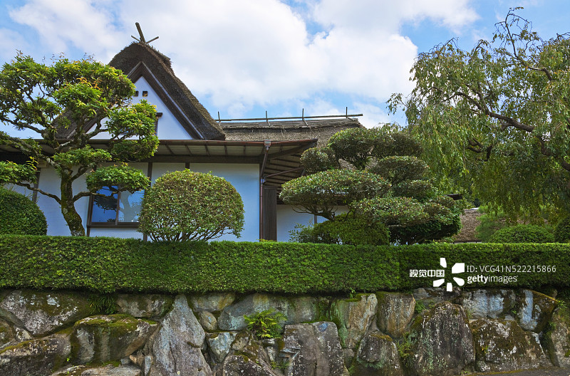 日本九州秋田镇的瓷器陶器画廊图片素材