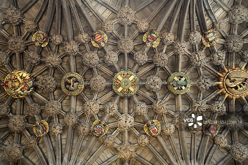 爱丁堡圣吉尔斯大教堂蓟花礼拜堂图片素材