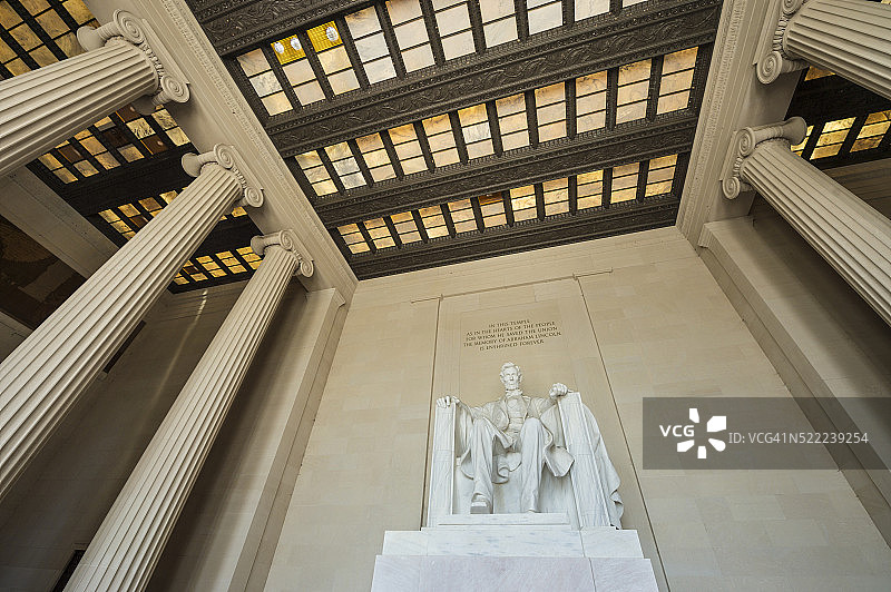 亚伯拉罕·林肯雕像图片素材